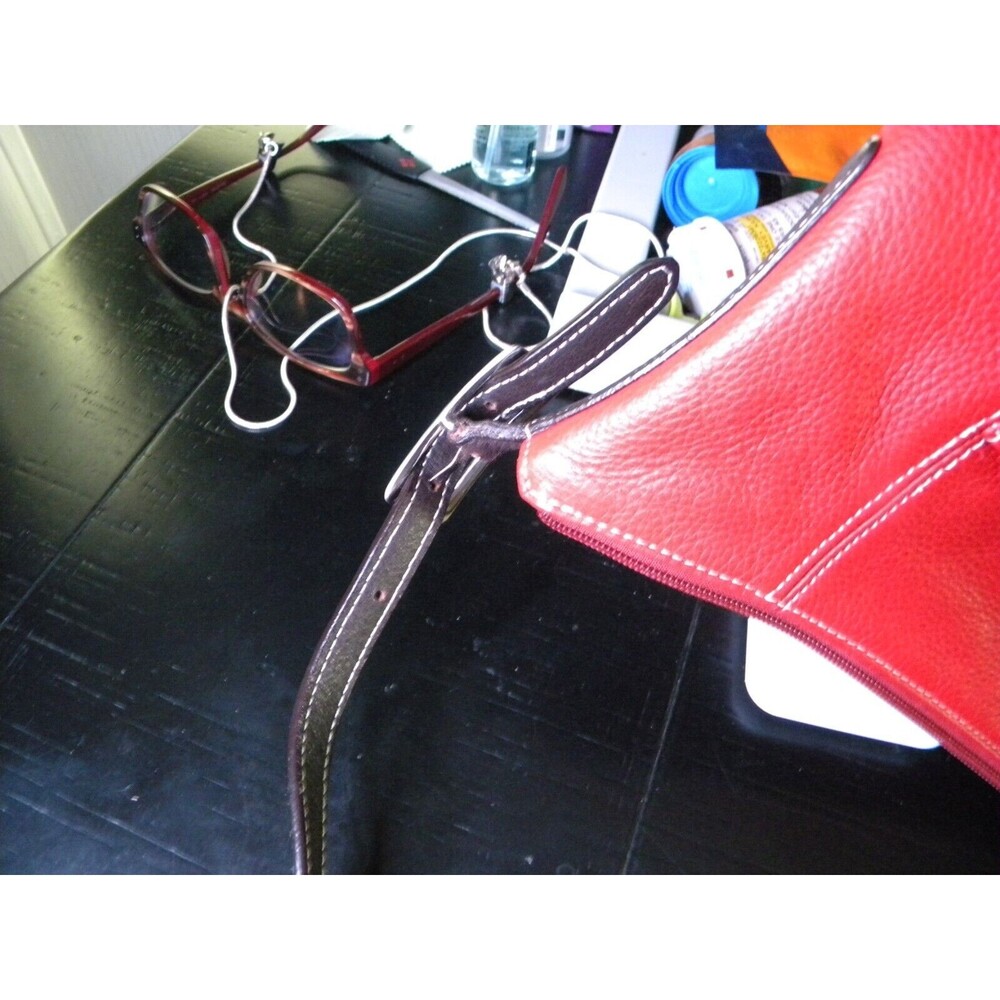 Tiganello red and brown leather purse! - Picture 9 of 11